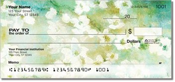 Floral Abstracts 2 Personalized Checks
