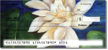 Floral Art Personalized Checks