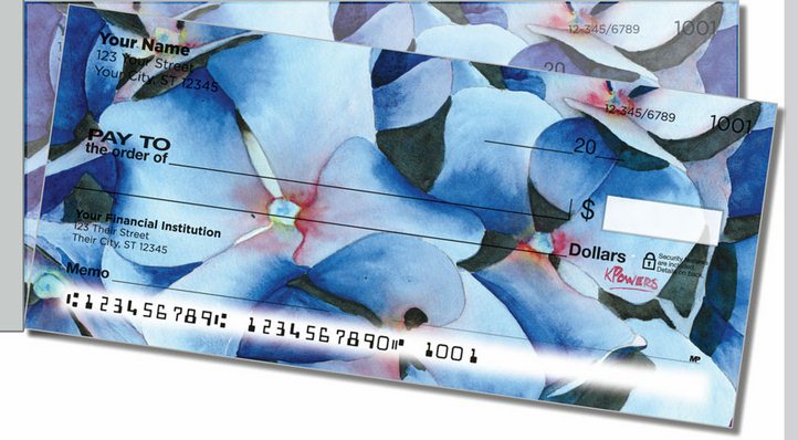 Floral Series 2 Side Tear Personal Checks