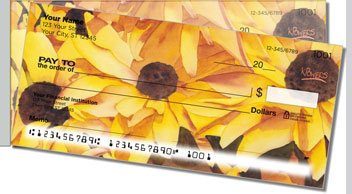 Floral Series 2 Side Tear Personalized Checks