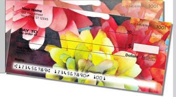 Floral Series 3 Side Tear Personalized Checks