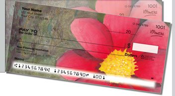 Floral Series 5 Side Tear Personalized Checks
