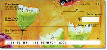 Floral Set 1 Personalized Checks