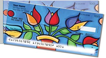 Floral and Fun Side Tear Personalized Checks