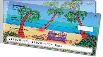 Florida Days Side Tear Personalized Checks