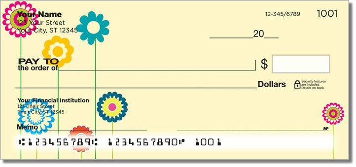 Flower Child Personal Checks