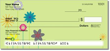 Flower Child Personalized Checks