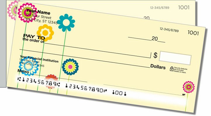 Flower Child Side Tear Personal Checks