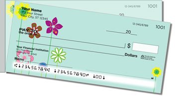 Flower Child Side Tear Design Checks