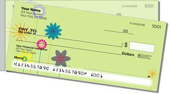 Flower Child Side Tear Personalized Checks