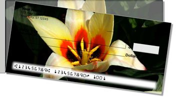 Flower Petal Side Tear Personalized Checks