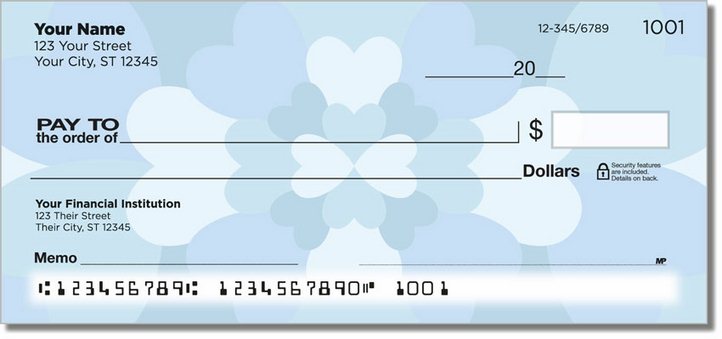 Flowering Heart Personal Checks
