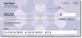 Flowering Heart Personalized Checks