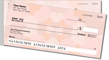 Flowering Heart Side Tear Design Checks
