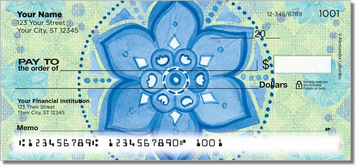 Folk Fantasy Personal Checks