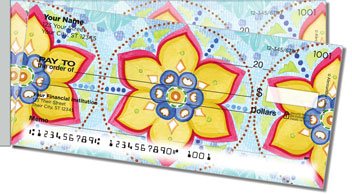 Folk Fantasy Side Tear Design Checks