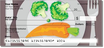 Food Face Personalized Checks