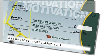 Football Quote Side Tear Checks