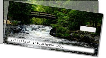 Footbridge Side Tear Personalized Checks