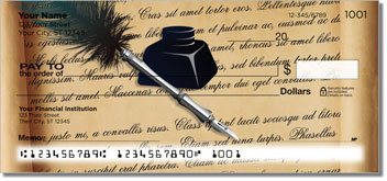 Fountain Pen Personalized Checks