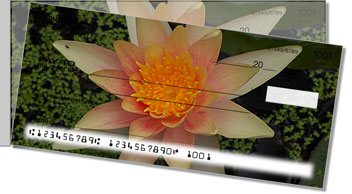 Fragrant Water Lily Side Tear Design Checks