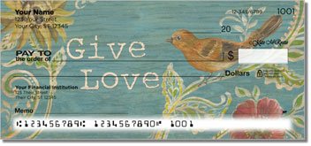 Fresh Picked Signs Personalized Checks