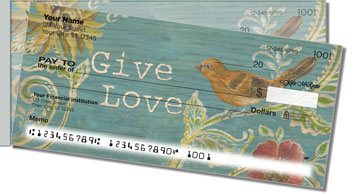 Fresh Picked Signs Side Tear Personalized Checks