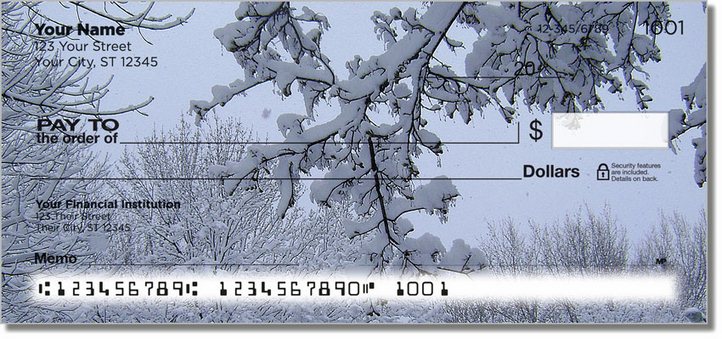 Fresh Snowfall Personal Checks