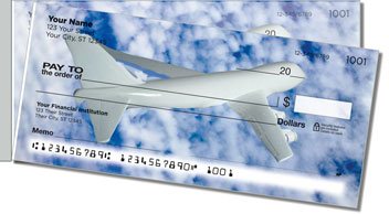 Friendly Sky Side Tear Personalized Checks