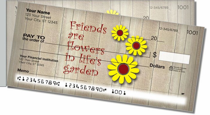 Friends Are Side Tear Personal Checks