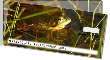 Frog Side Tear Personalized Checks