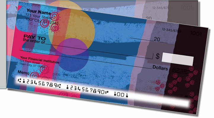 Full Moon Side Tear Personal Checks