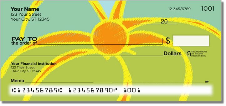 Fun Sun Personal Checks