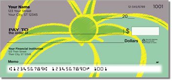 Fun Sun Personalized Checks