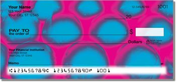 Funky Bubble Wrap Personalized Checks