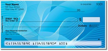 Funky Lines Personalized Checks