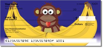 Funky Monkey Personalized Checks