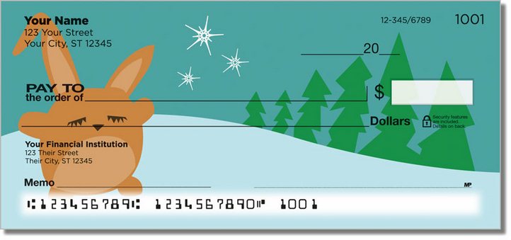 Funny Bunny Personal Checks