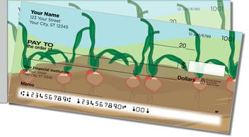 Garden Side Tear Personalized Checks