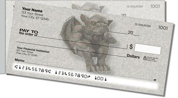 Gargoyle Side Tear Personalized Checks