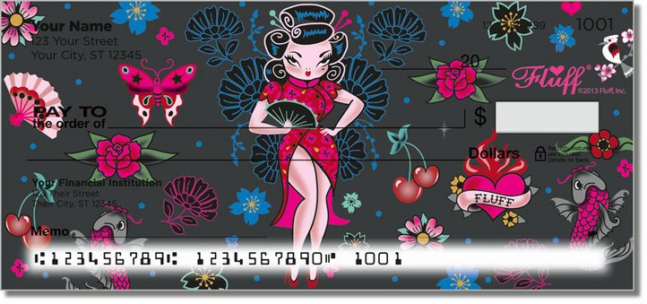 Geisha Girl Personal Checks