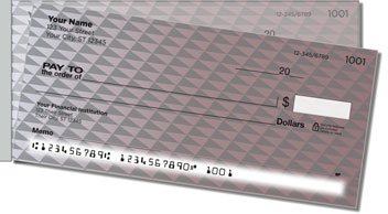 Geometric Pattern Side Tear Checks