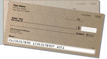 Geometric Pattern Side Tear Design Checks