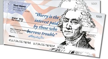George Washington Side Tear Personalized Checks
