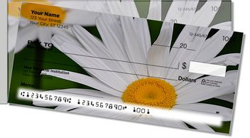 Gerber Daisy Side Tear Personalized Checks