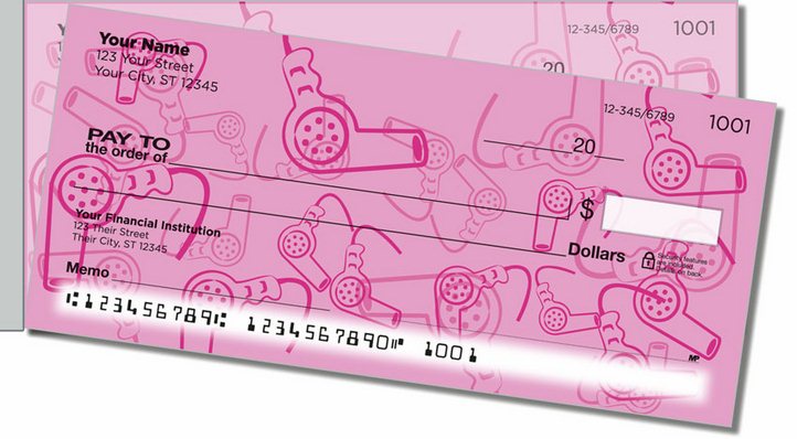 Girly Stuff Side Tear Personal Checks