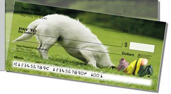 Gnomes in Nature Side Tear Personalized Checks
