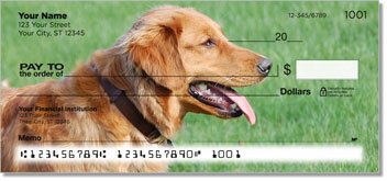 Golden Retriever Personalized Checks