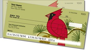 Goldfinch and Cardinal Side Tear Checks
