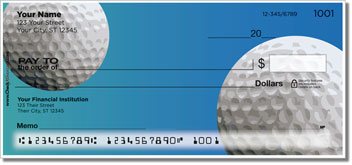 Golf Personalized Checks